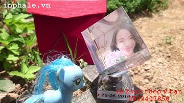 In hình lên pha lê lập phương - quà tặng Meely - [inphale.vn]
