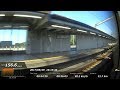 [60p/速度表示] スカイライナー車窓 京成上野→成田空港 / Scenery from a Skyliner train for Narita airport