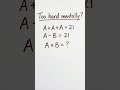 Are You a Math Genius? 🤯 #shorts #math