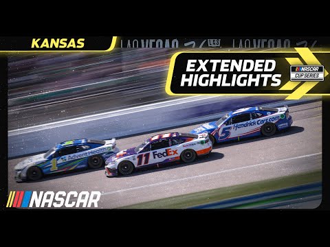 A win worth fighting for: NASCAR Cup Series Extended Highlights from Kansas