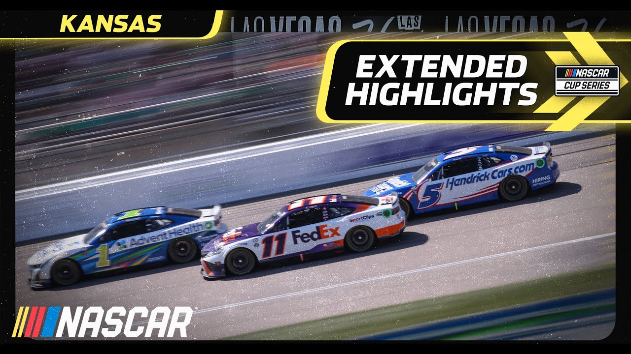 A win worth fighting for NASCAR Cup Series Extended Highlights from Kansas 