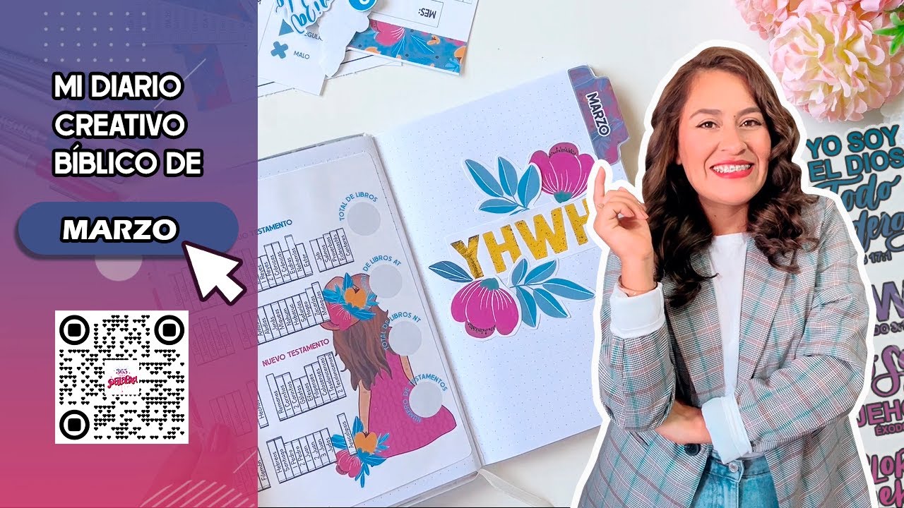 ORGANIZA CONMIGO TU DIARIO CREATIVO BÍBLICO DE MARZO