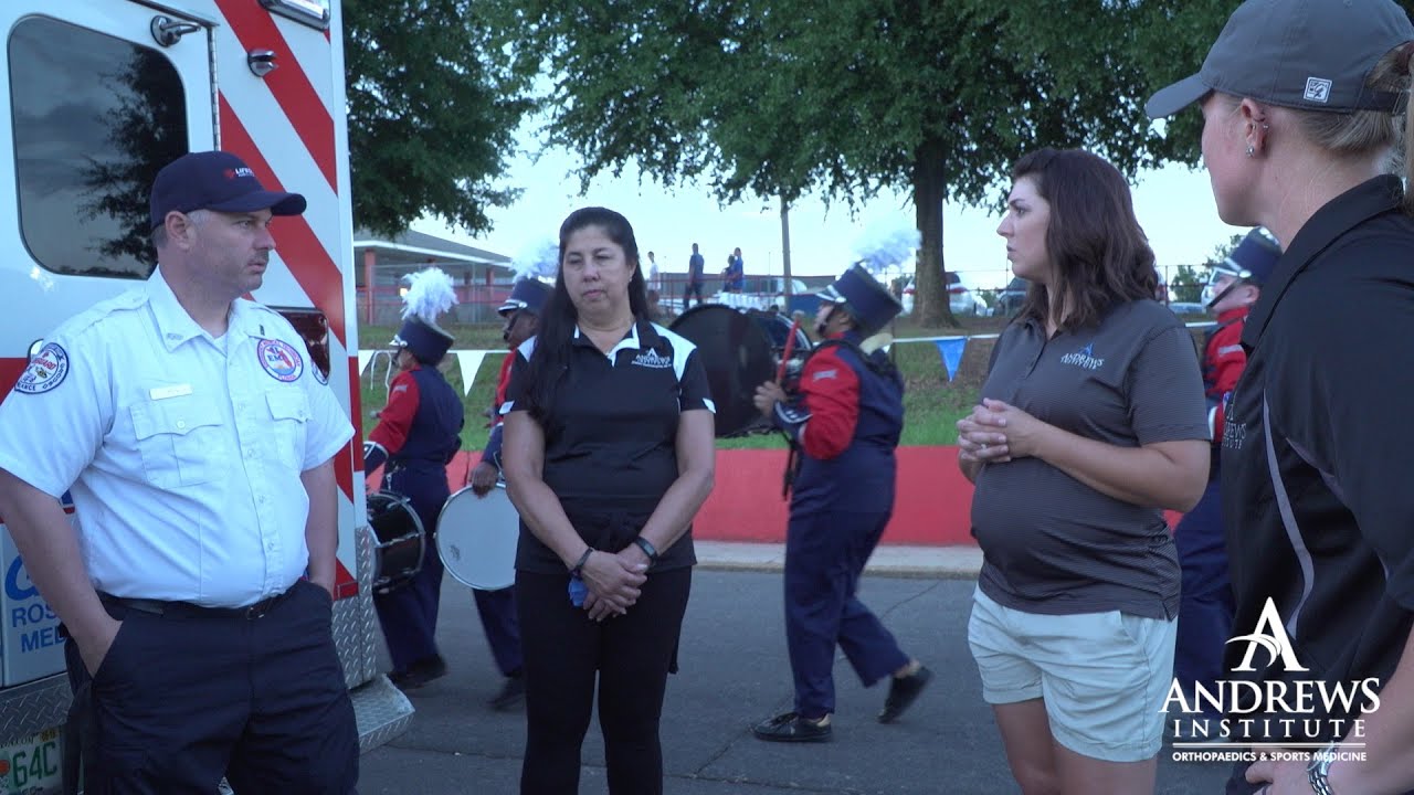 Andrews Institute Clinicians Meet with EMS Before Football Game for ...