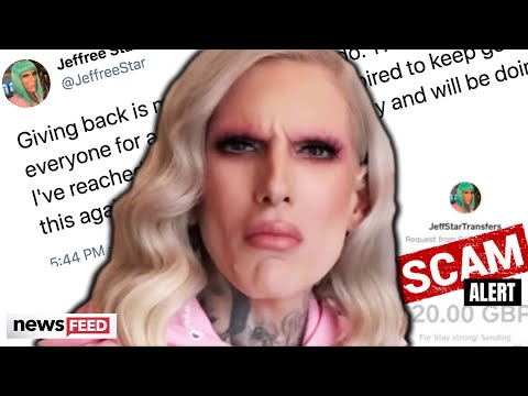 Jeffree Star Struggles With Online SCAMMERS Ruining His Giveaways!