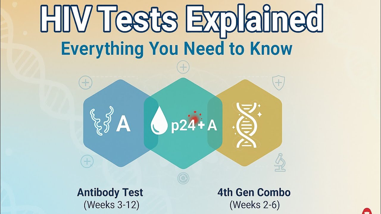 HIV Tests Explained | Antibody, 4th Gen Combo & NAT/PCR | Everything You Need to Know 