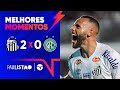 Guilherme joga muito marca duas vezes e o peixo vence mais uma  santos 2x0 guarani  paulisto