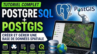 🚀 Création d’une Base de Données Spatiales avec PostgreSQL &amp; PostGIS | Partie 1  #PostgreSQL 