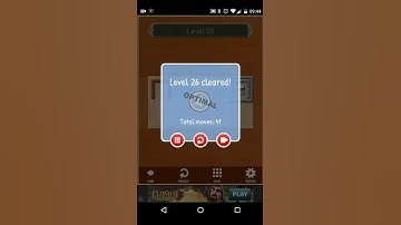 Slide Box Puzzle Level 26 Optimal Solution