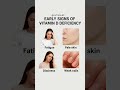Signs of Vitamin Deficiency #vitamin #shortsfeed