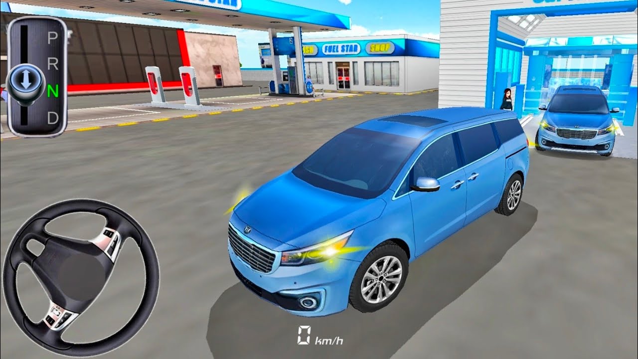 New KIA Carnival MPV In Car Wash Challenge Centre | 3D Driving Class 