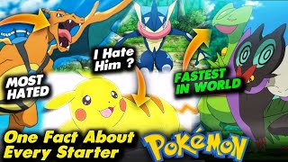 ONE FACT ABOUT EVERY STARTER POKEMON 🤩