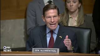 WATCH: Sen. Blumenthal questions Noem about child separation, protecting all Americans