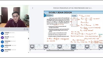 PRINCIPLES OF REINFORCED CONCRETE - DOUBLY REINFORCED BEAM DESIGN Part 2