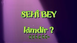 Sehî Bey Kimdireserleri