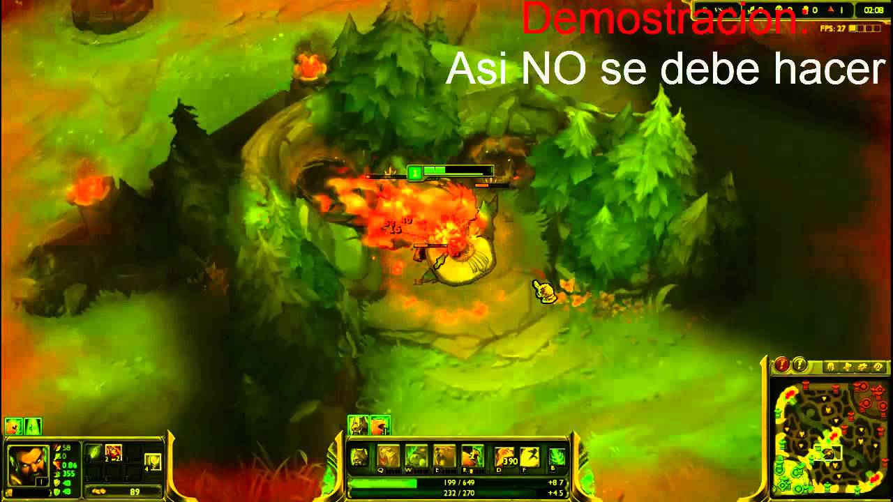 Como limpiar los Campamentos de la Jungla Trucos Universidad LoL