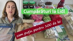 Cumpărături la Lidl (cam putin pentru 100 de lei)