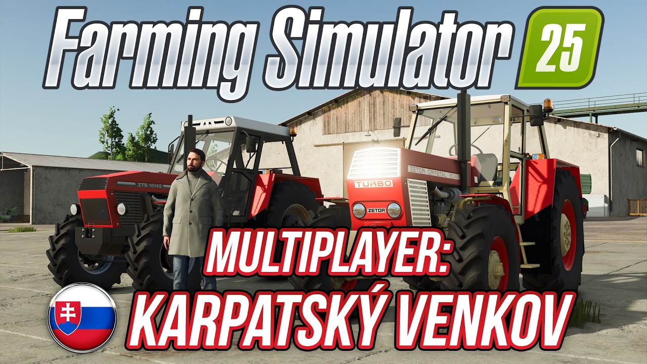 FARMING SIMULATOR 25 KARPATSKÝ VENKOV MULTIPLAYER | 1.3.2026 15:00+