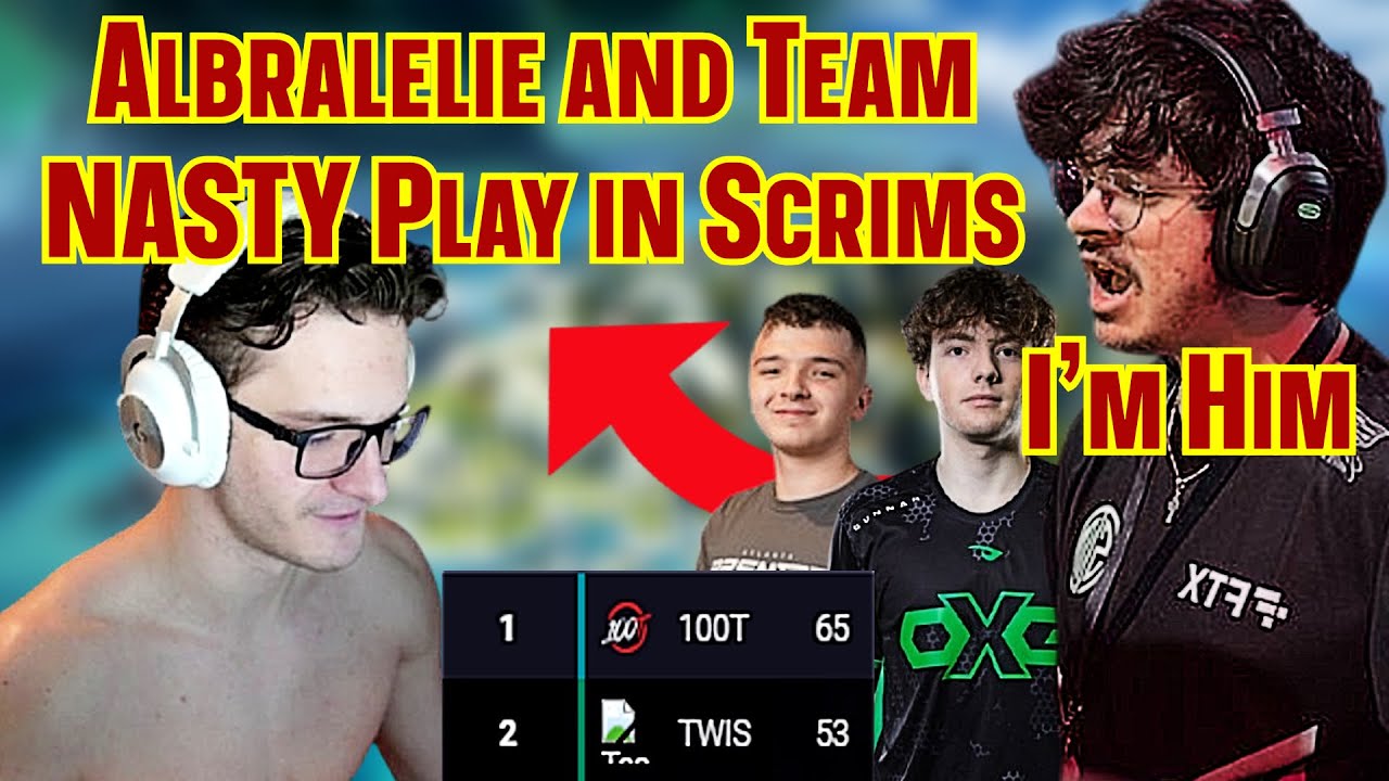 Albralelie and Team GOD Mode in ALGS Scrims | 100T 1st Place in ALGS ...