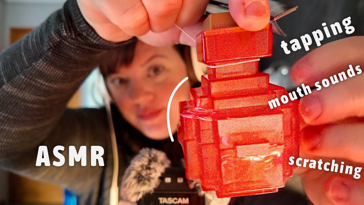 ASMR Español | Susurros Binaurales · Tapping, Mouth Sounds y Scratching