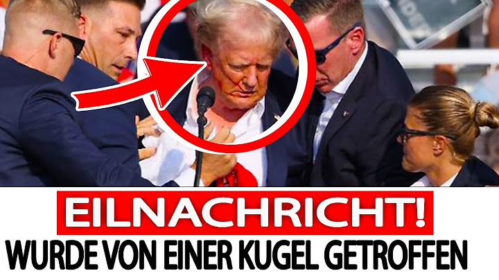 Trump bei Angriff während Wahlkampfrede am Ohr verletzt.