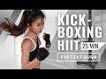 25 min kickboxing hiit workout for fast fat burn v11