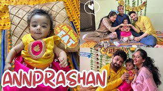 Baby Ka Annprashan😍| Annprashan Vlog #viral #trending #riceceremony @rahulkuriyal