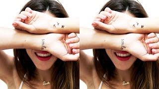 HAZ TUS PROPIOS TATUAJES TEMPORALES! ¡3 IDEAS PERFECTAS! ツ ❀ por Lau