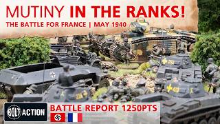 Germans vs French Bolt Action Battle Report 3rd Edition 1250pts | The Invasion of France 1940