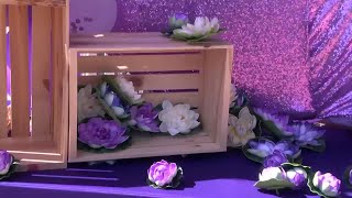 Flowers on the pond vigil honors victims and survivors of domestic violence