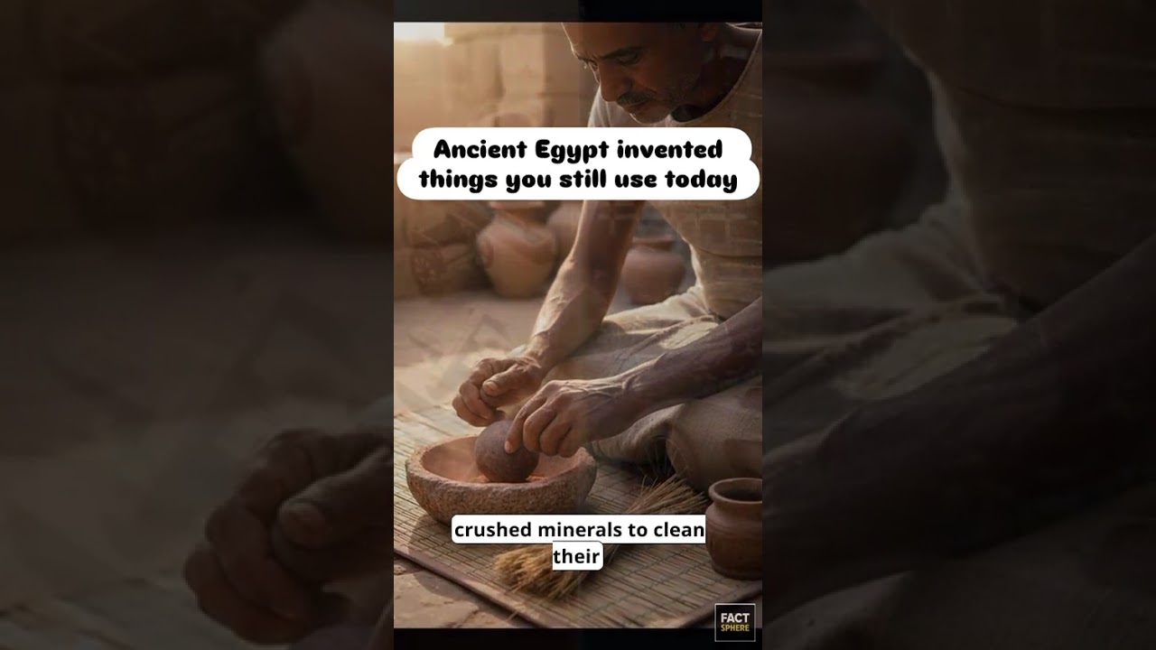 Ancient Egypt invented things you still use today