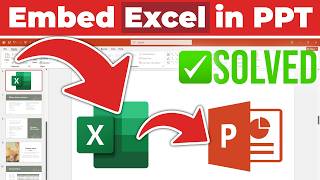 How to Embed an Excel File in PowerPoint PPT Slide (Solved)