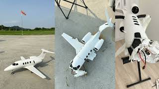 巴西航空工業飛鴻100 (Embraer Phenom 100) 3D列印機 首航Crashed 90%成功 設計:陳志欣 試飛: 劉展 電裝及攝影:阿智