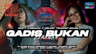 DJ GADIS BUKAN PERAWAN X MELODY TRUMPET BRAZIL PARTY KARNAVAL BASS HOREG | AMIR DISCJOKEY