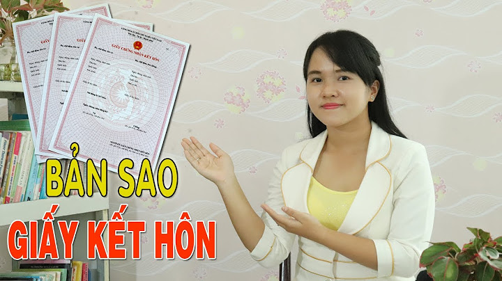 Mẫu bản sao giấy kết hôn