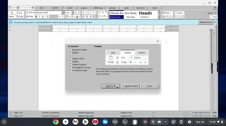 How to install Libre Office in Chromebooks. #chromebook #linux #libreoffice #msoffice #hinditutorial