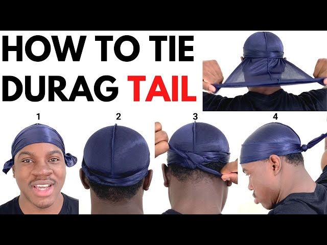 How To Tie Tail of Durag | Hide Durag Flap 360 YouTube