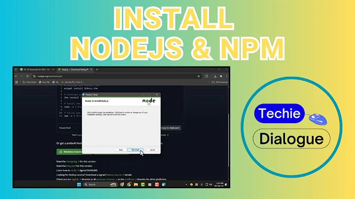 How To Install NodeJS And NPM On Windows 11 - Step-by-Step Guide