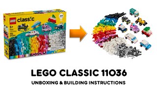 LEGO CLASSIC 11036 ideas Unboxing and Building instructions