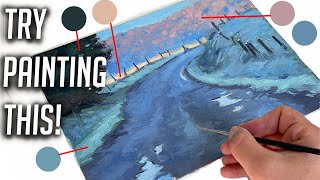 If You Are New To Oil Painting TRY THIS!