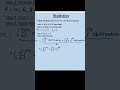 Median for even number | Median #shorts #statistics