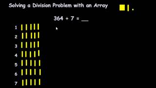 Array to solve a division problem 1