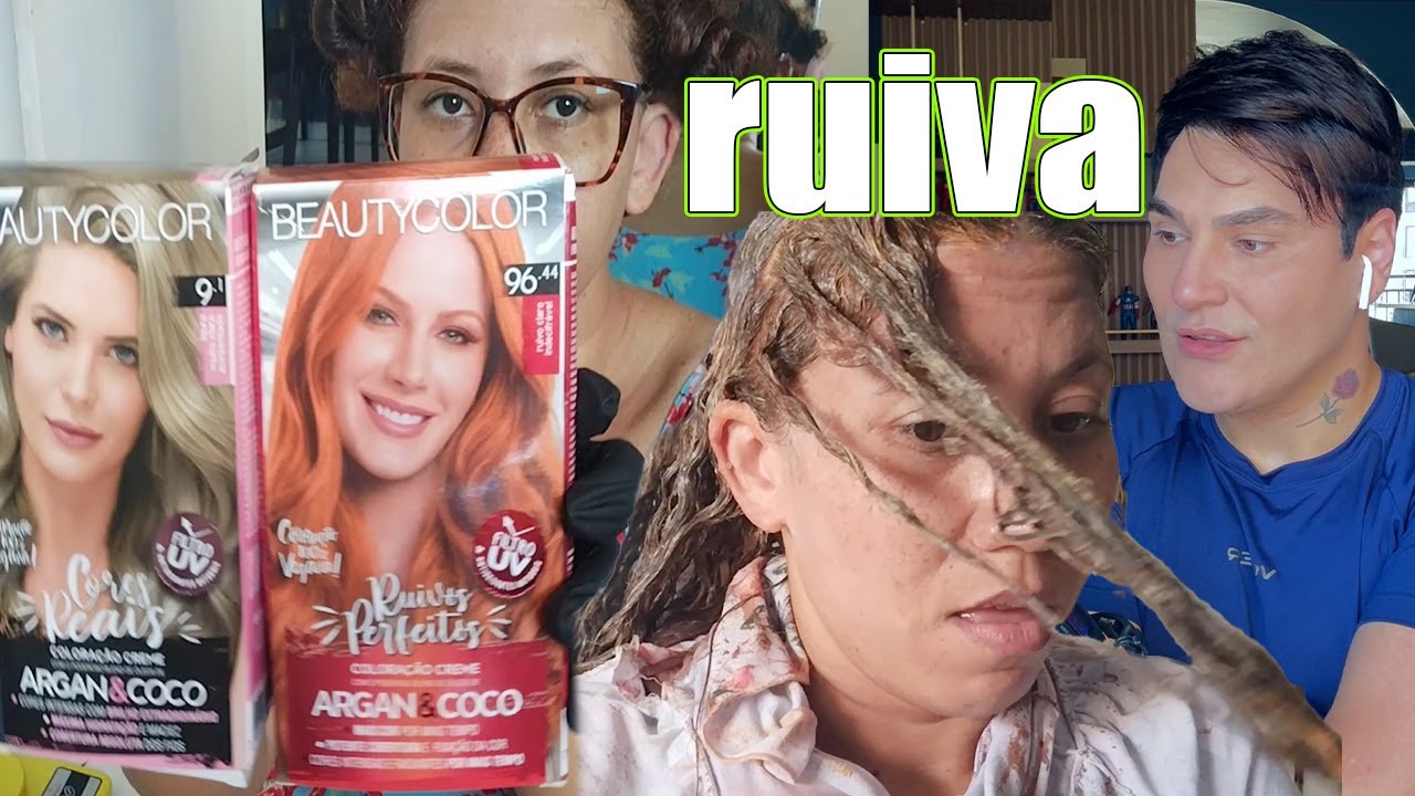 ELA FICOU RUIVA USANDO IGORA E BEAUTYCOLOR