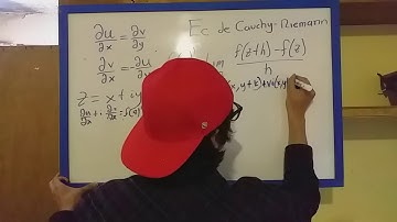 Variable compleja: ecuaciones de Cauchy-Riemann