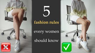 5 fashion rules every women should know