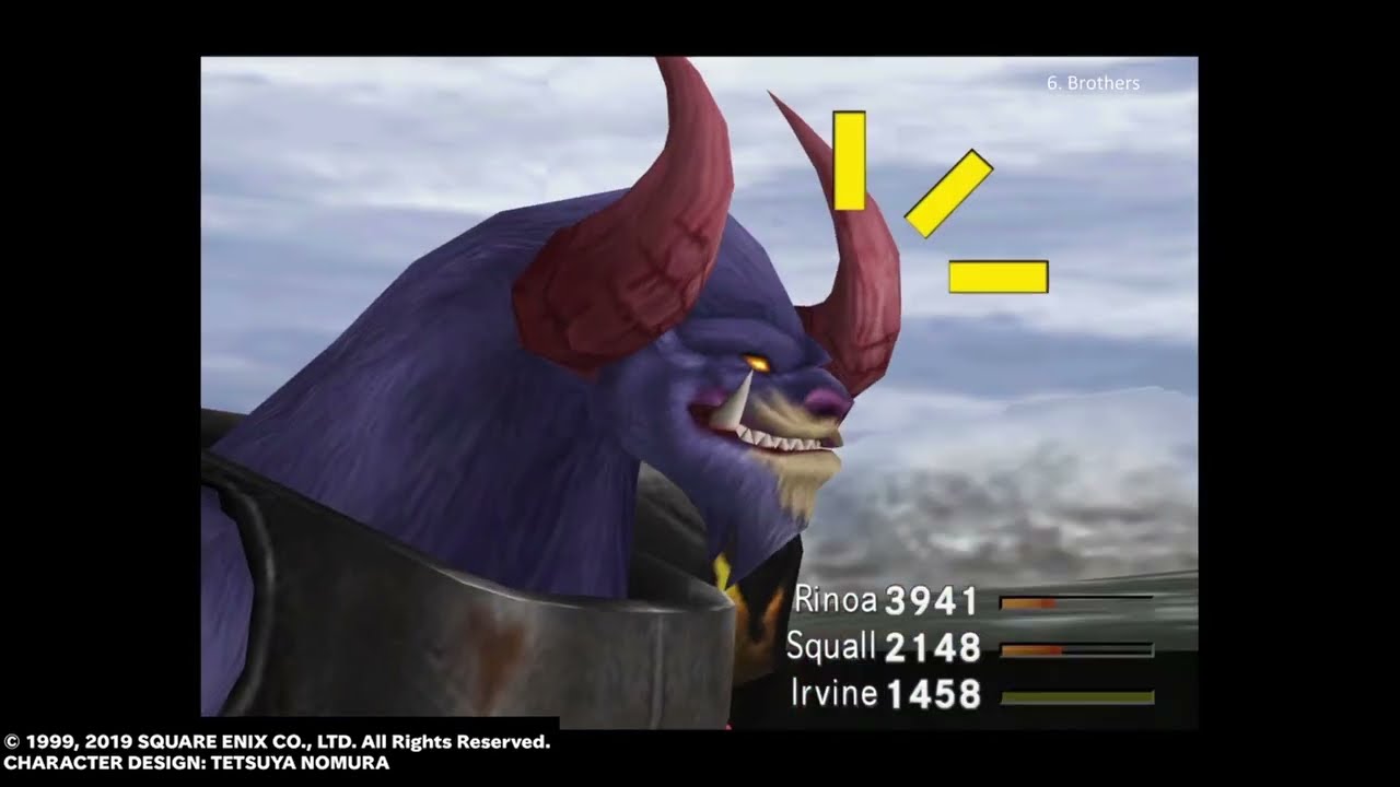 FF8 Remastered GF animations PS4