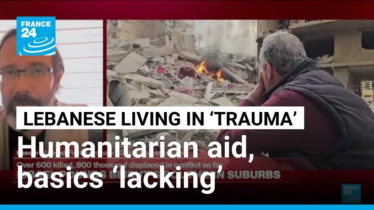 As 800,000 flee, half of Lebanon lives in war zones without markets, supplies or healthcare