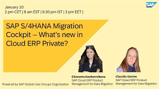 Sap S/4hana Migration Cockpit – What’s New In Cloud Erp Private I Move To Cloud Erp I 26.01.20
