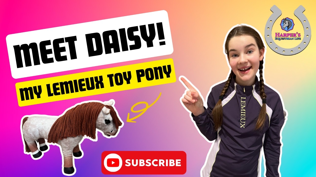 Meet Daisy - my beautiful LeMieux toy pony! 🐴✨