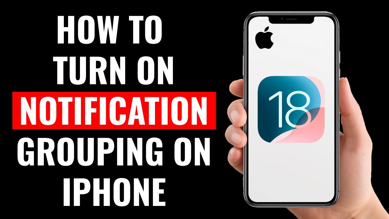 Как включить группировку уведомлений на iPhone (iOS 18)