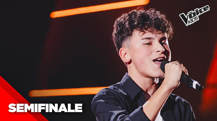 Francesco canta la hit di Sal Da Vinci “Rossetto e Caffè” | The Voice Kids 3 Semifinale